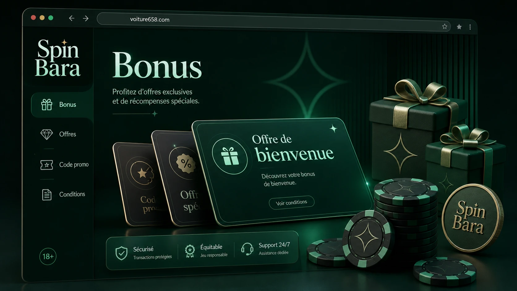 Qu’est-ce que les bonus Spinbara Casino