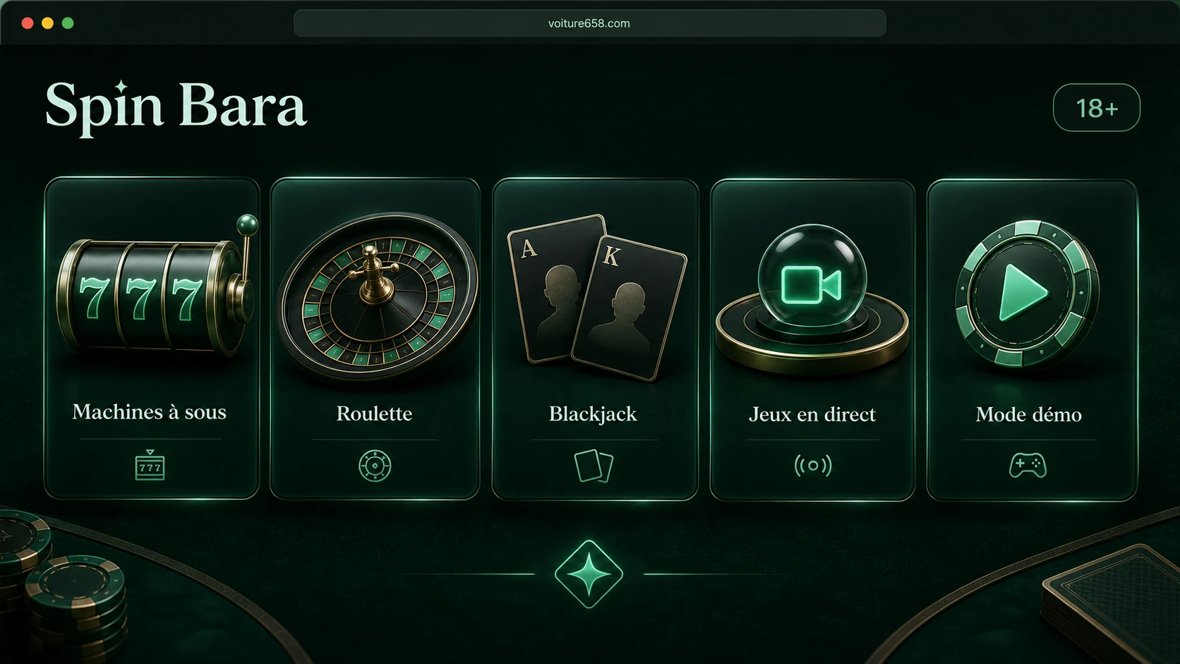 Jeux disponibles sur Spin Bara / Spinbara