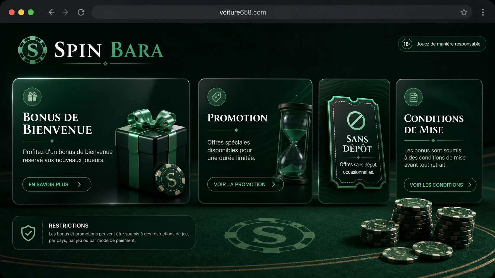 Bonus et promotions
